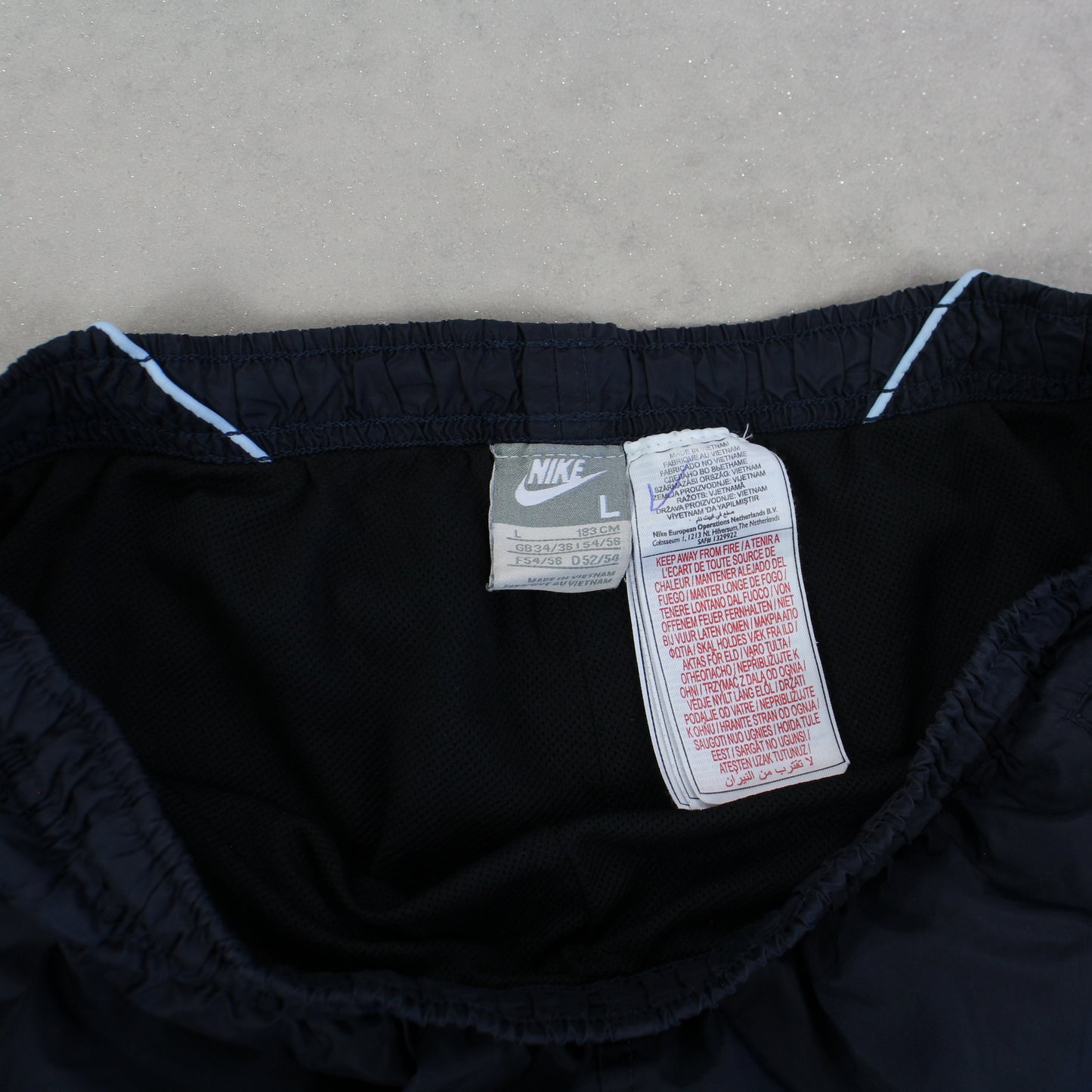 SUPER RARE 2000s Nike Trackpants Navy - (M)