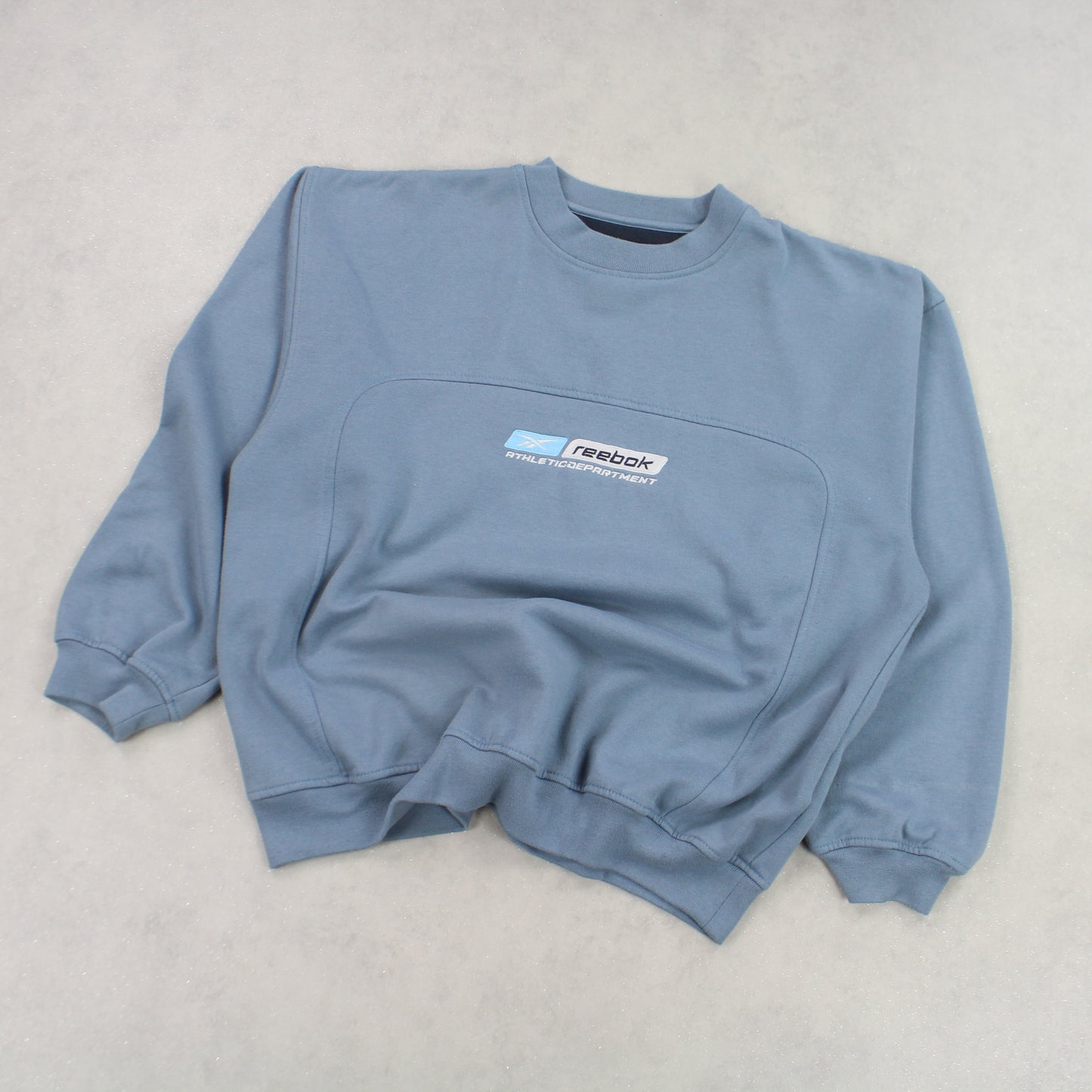 RARE Vintage 1990s Reebok Sweatshirt Blue - (M)