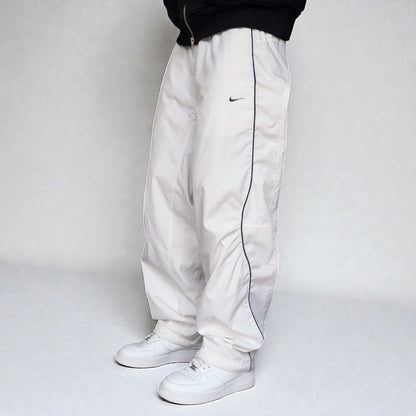 RARE 2000s Nike Air Max Trackpants White - (M)