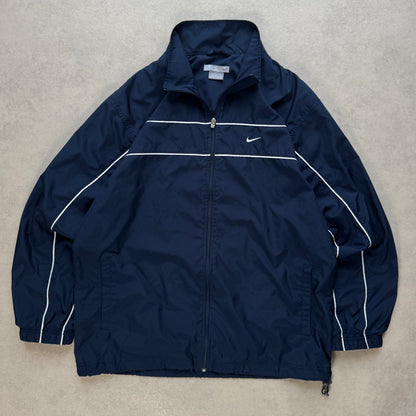 RARE 2000s Nike Track Jacket Navy - (L)