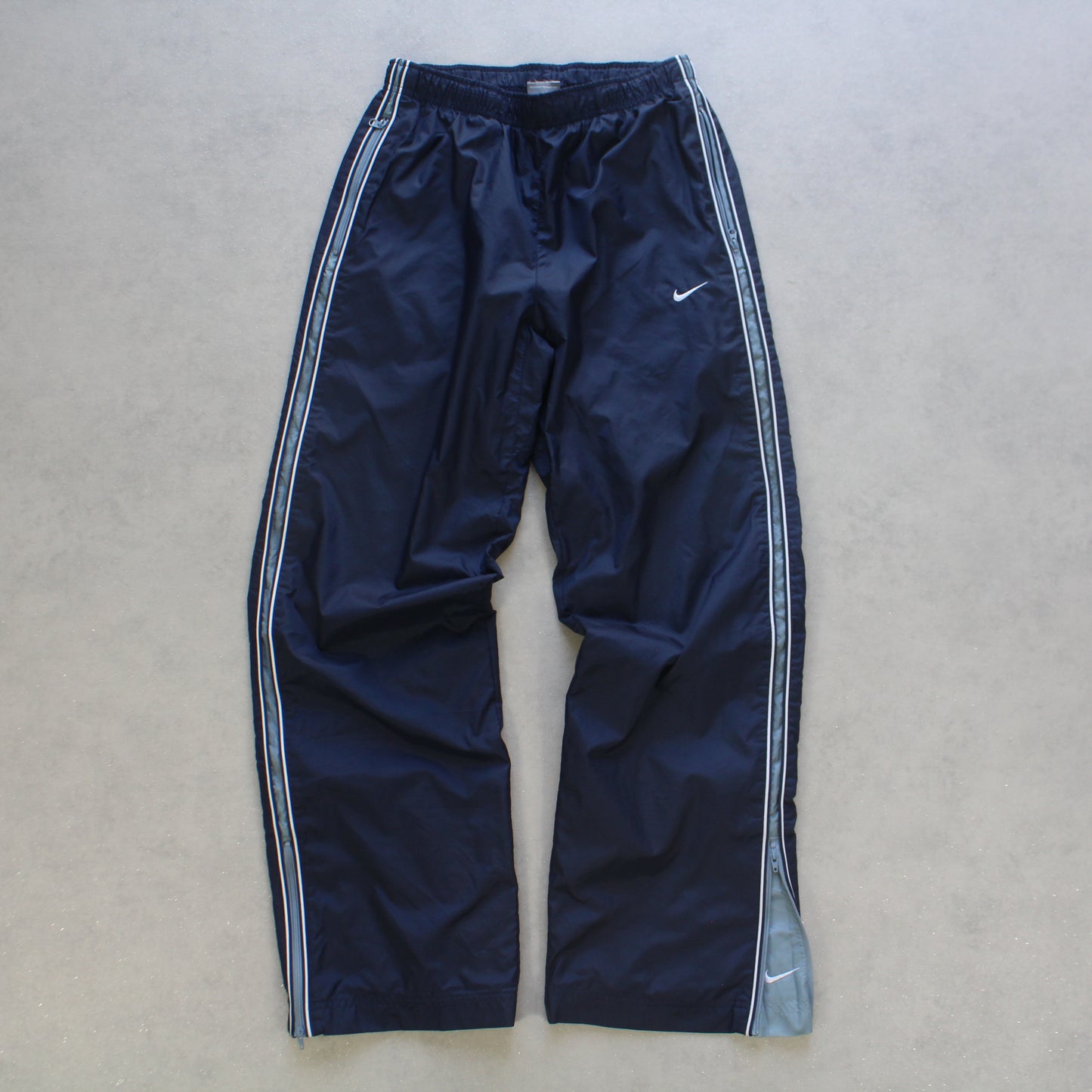 SUPER RARE 2000s Nike Trackpants Navy - (XS)