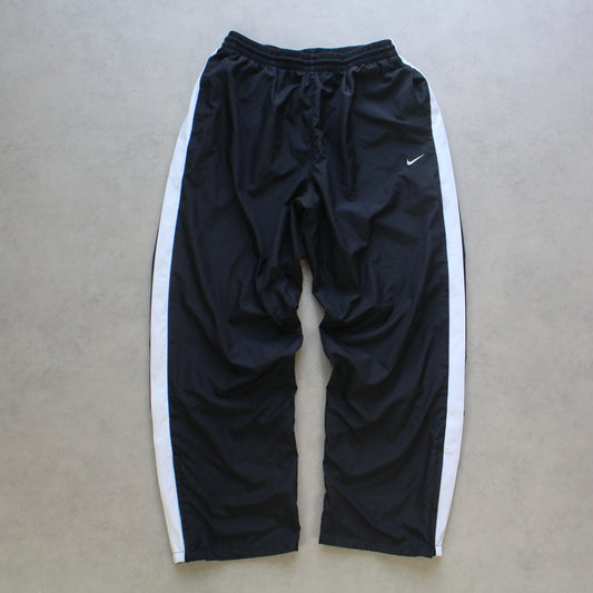 RARE 2000s Nike Trackpants Black - (M)