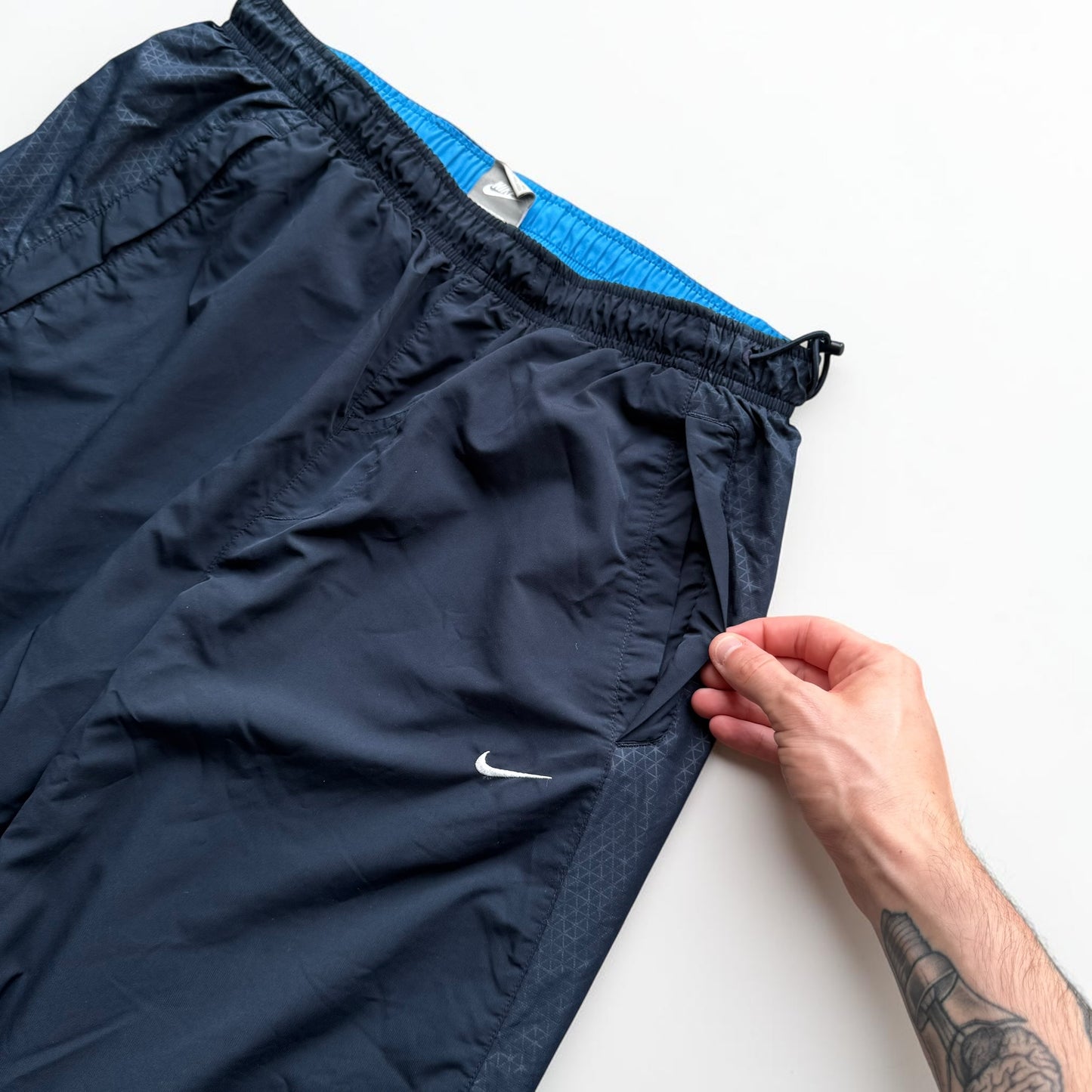 SUPER RARE 2000s Nike Shox Trackpants Navy - (L)