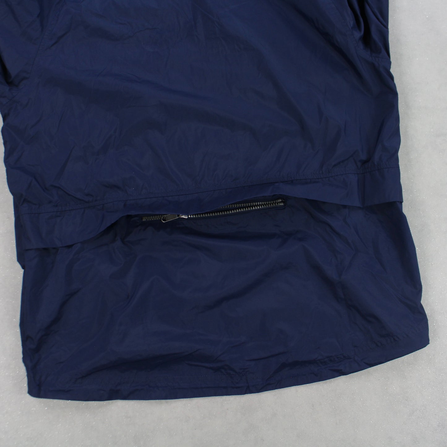 RARE 00s Nike Hooded Track Jacket Navy - (L)