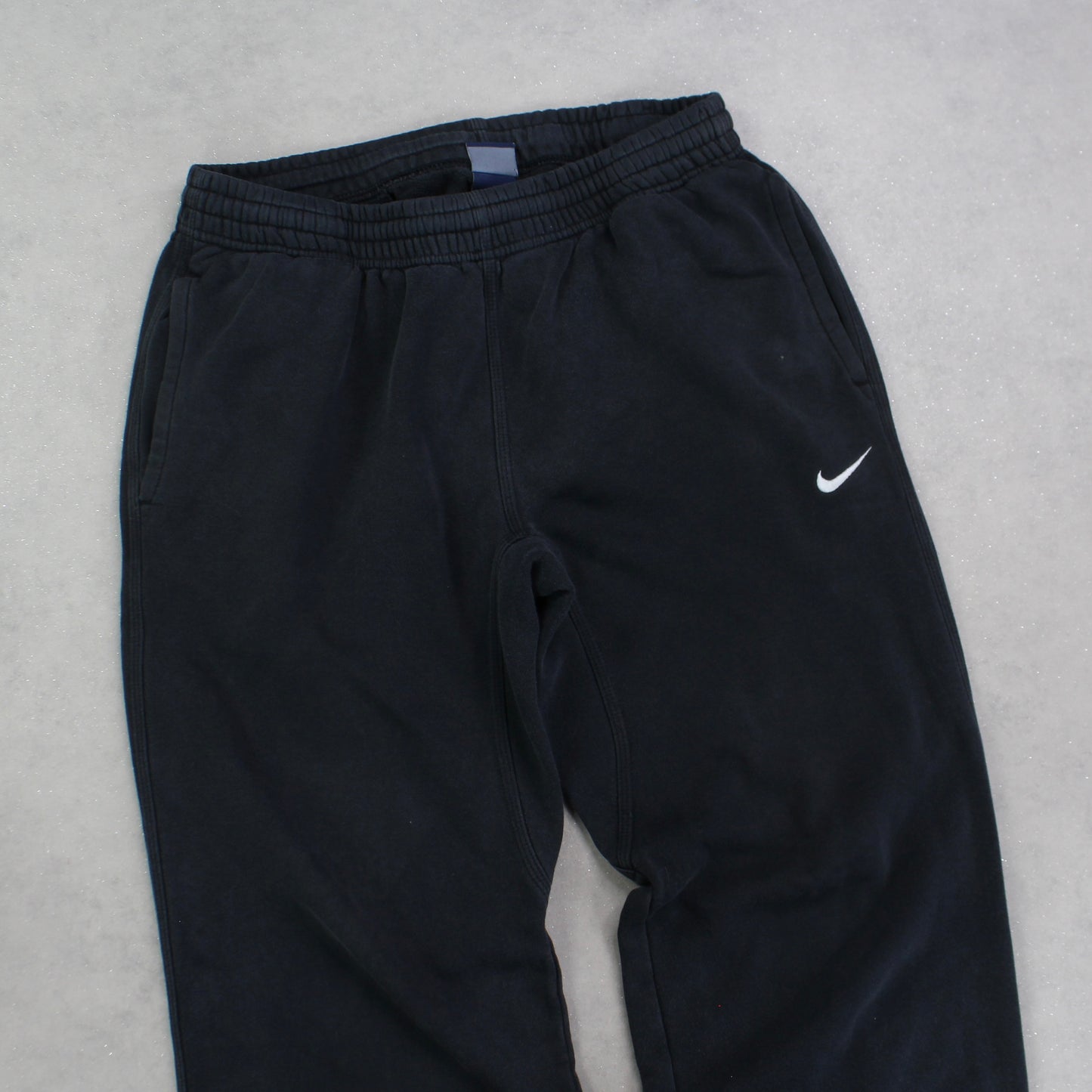 RARE 2000s Nike Wide Leg Joggers Black - (L)