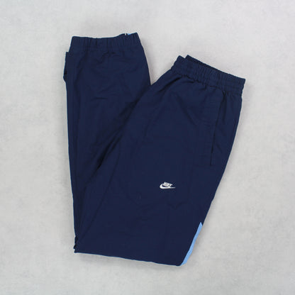 RARE Vintage 00s Nike Trackpants Navy - (S)