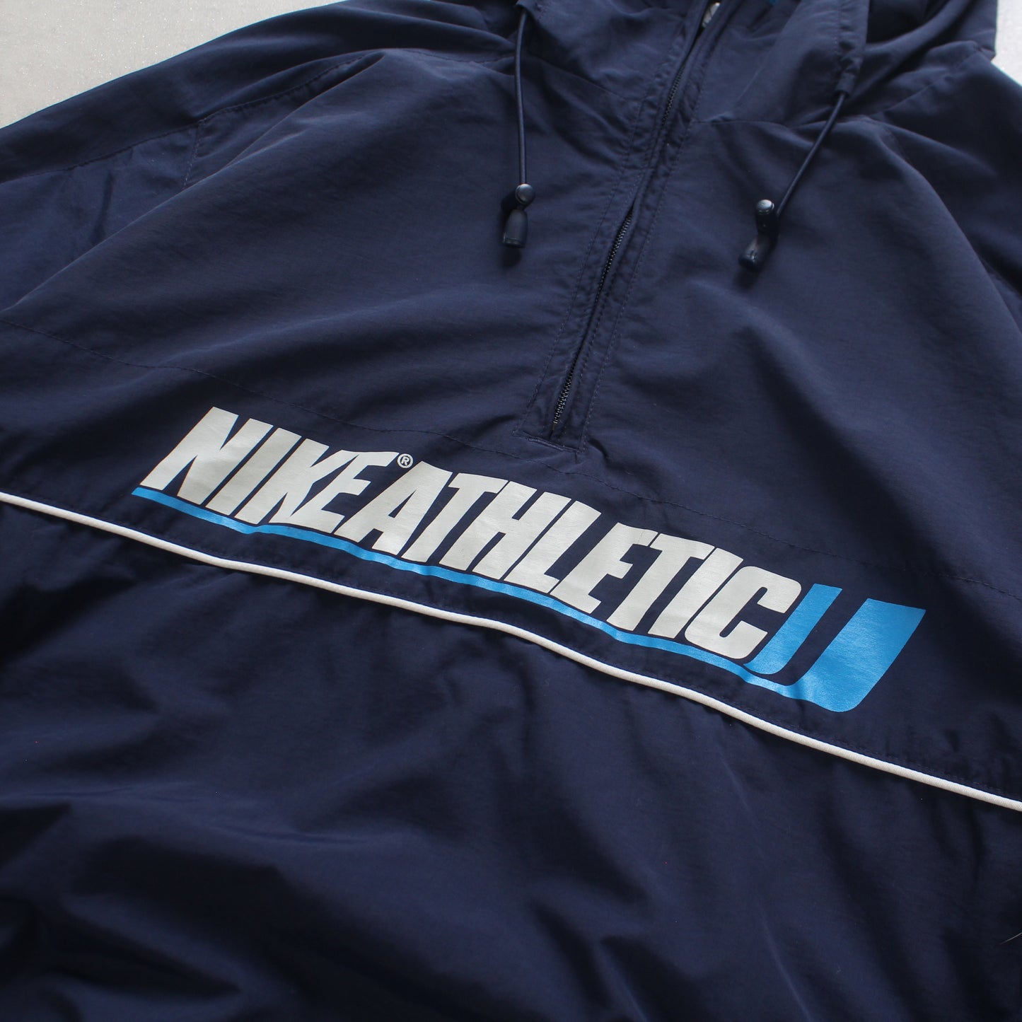 RARE 2000s Nike Hooded Jacket Navy - (L)
