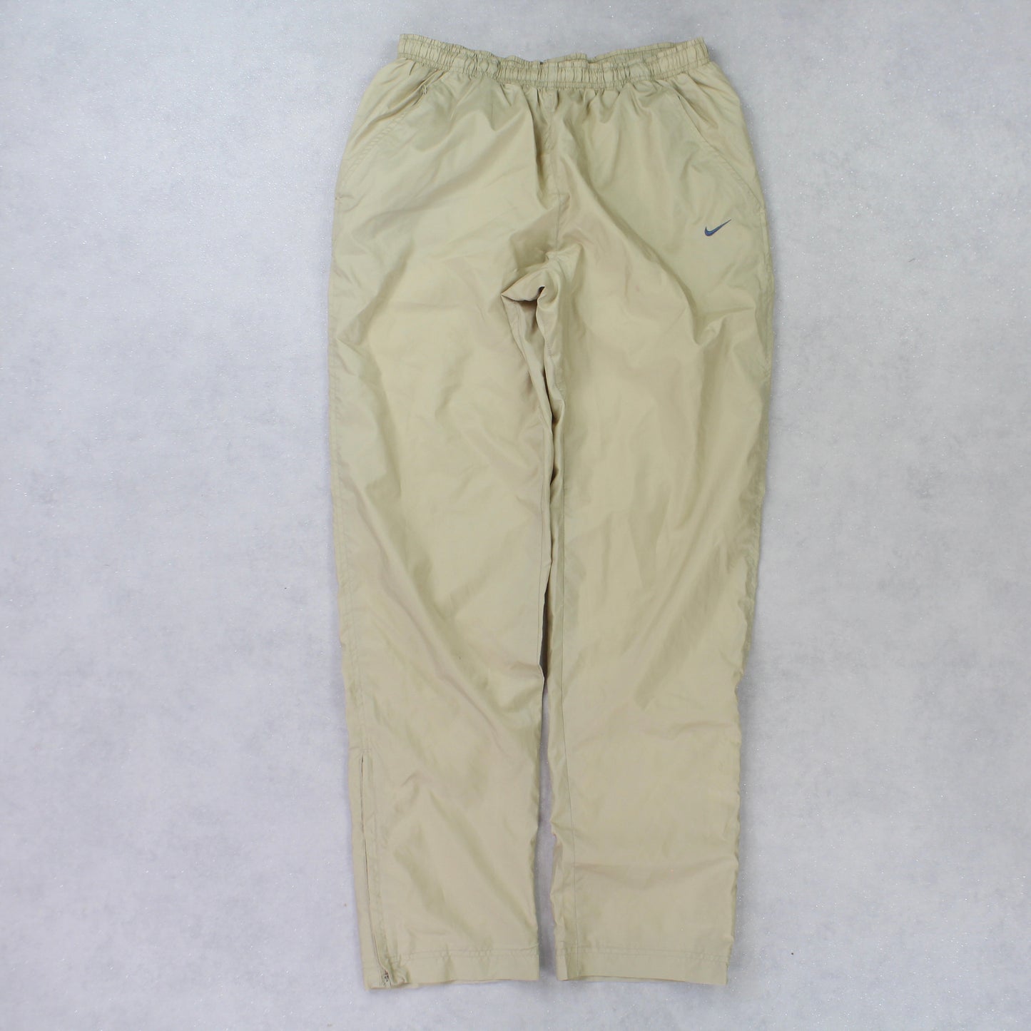 SUPER RARE 00s Nike Trackpants Cream - (M)