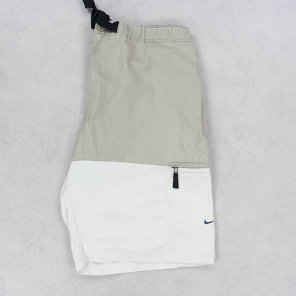 RARE Vintage 1990s Nike Shorts Cream - (L)