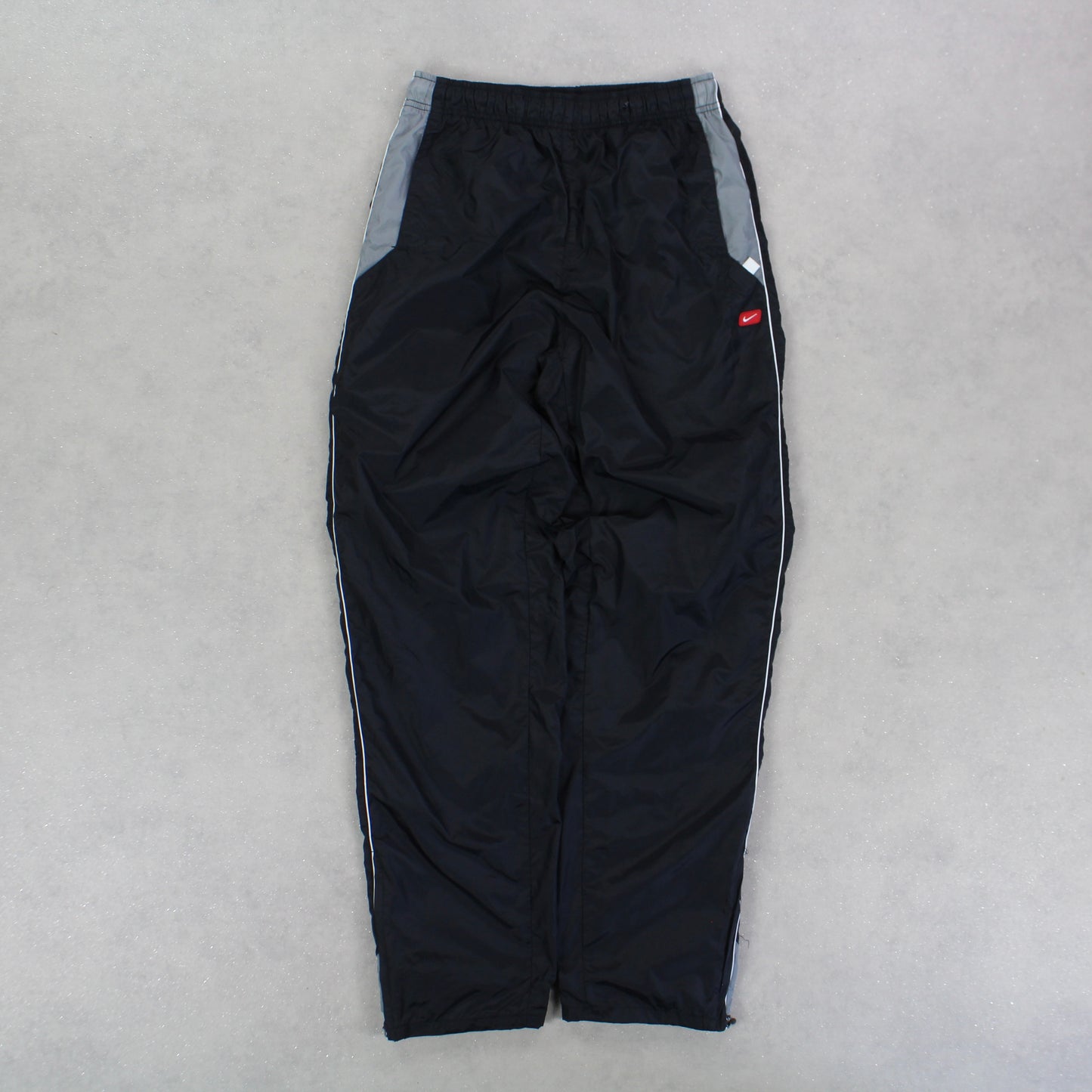 RARE 00s Nike Trackpants Black - (XS)