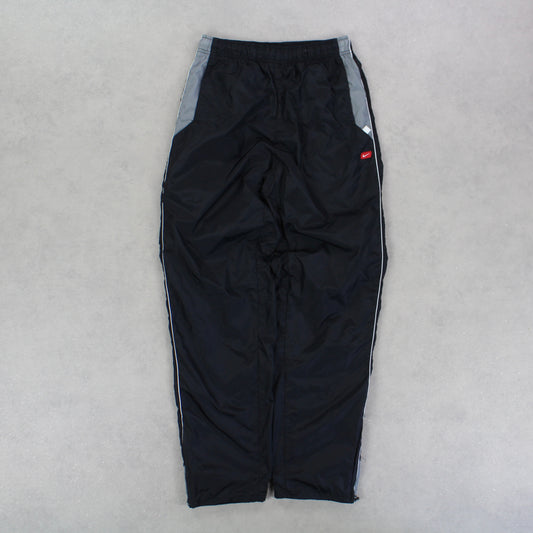 RARE 00s Nike Trackpants Black - (XS)