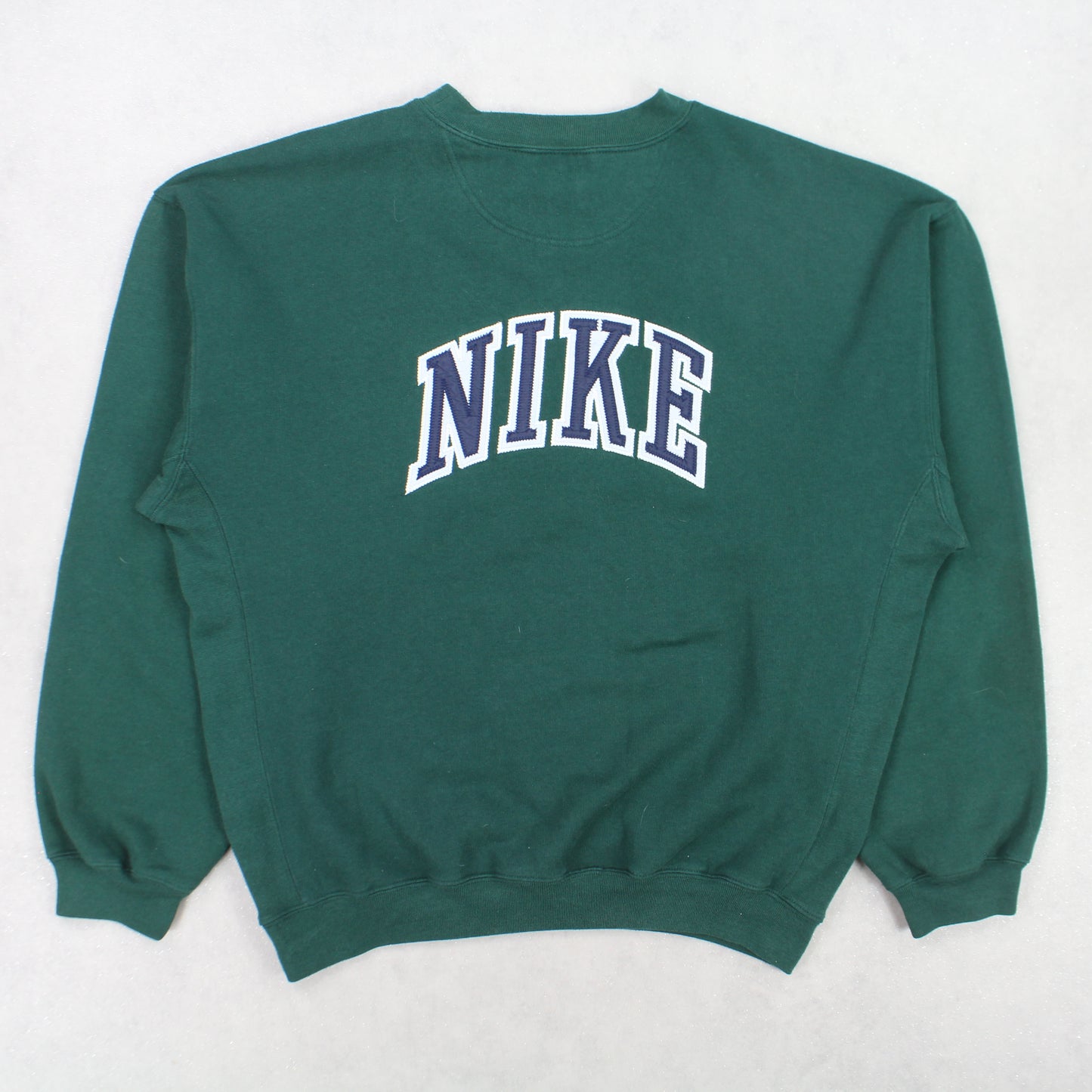 VERY RARE Vintage 1990s Nike Spell Out Sweatshirt Green - (L)