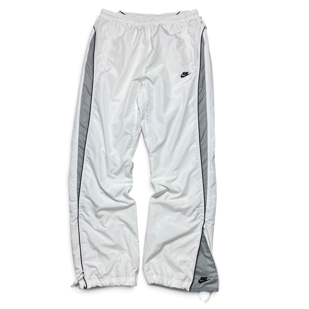 SUPER RARE 2000s Nike Trackpants White - (L) | PREMIUM