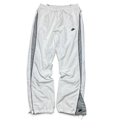 SUPER RARE 2000s Nike Trackpants White - (L) | PREMIUM