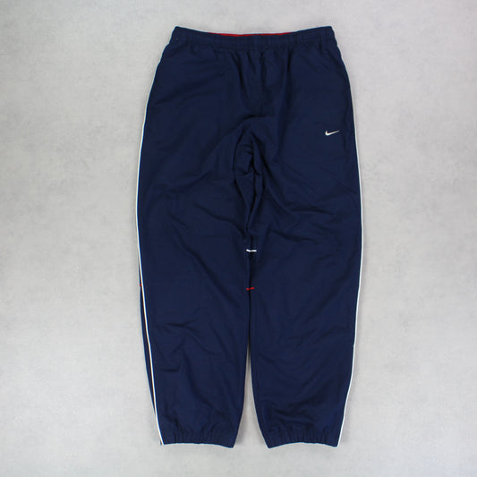 SUPER RARE 00s Nike Trackpants Navy - (L)