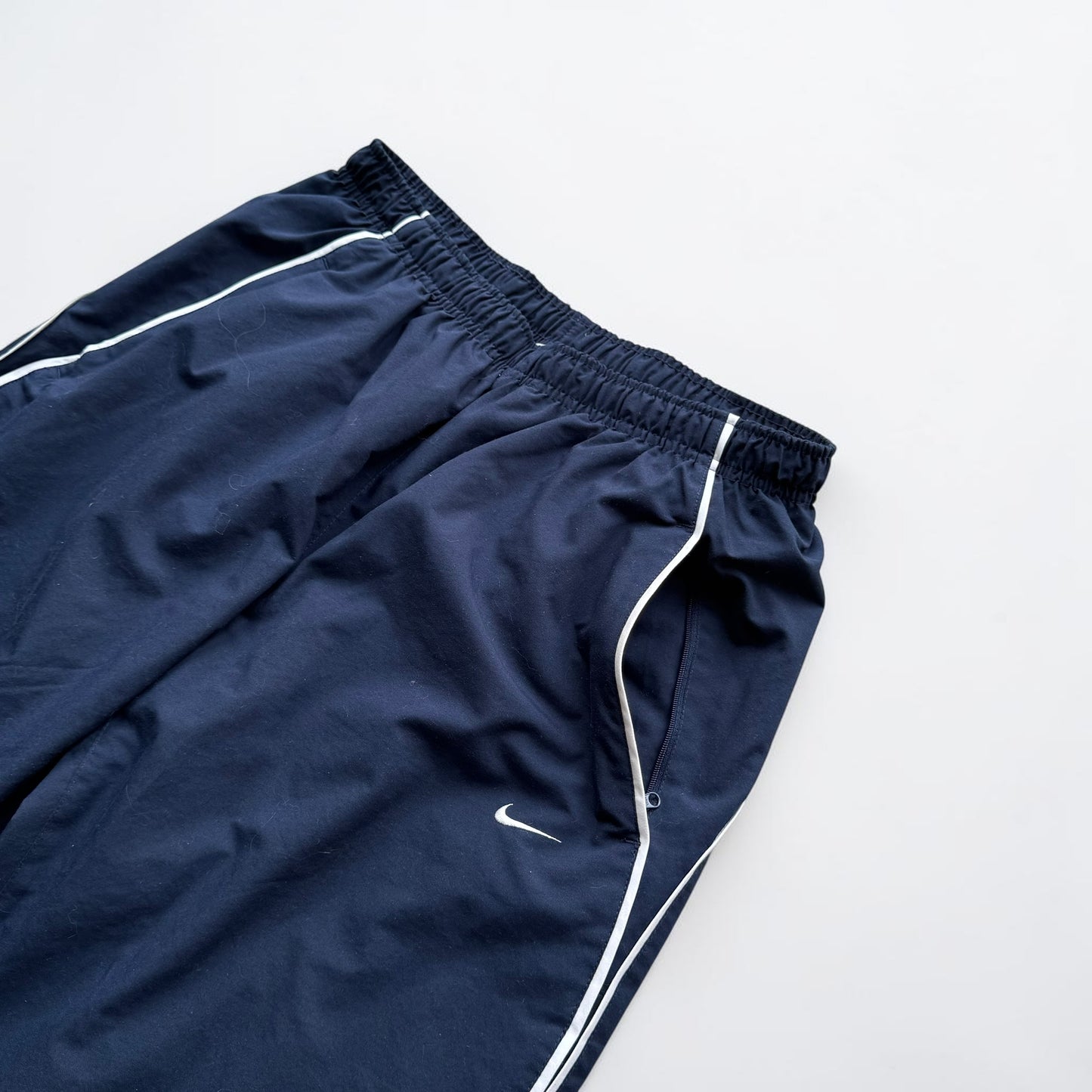 RARE 2000s Nike Trackpants Navy - (L)