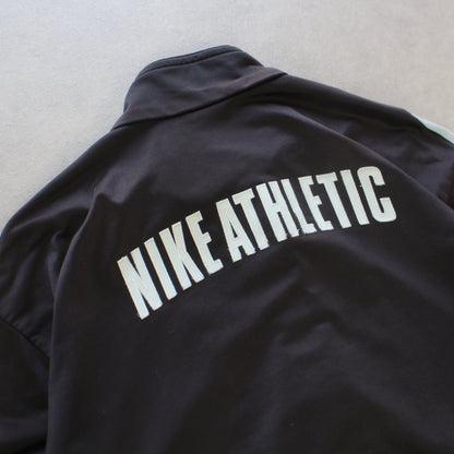 RARE 2000s Nike Athletic Track Jacket Black - (L)
