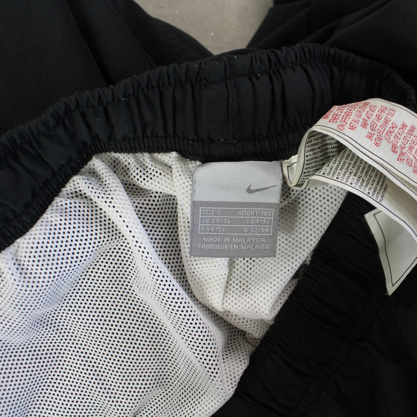 SUPER RARE 2000s Nike Trackpants Grey - (L)