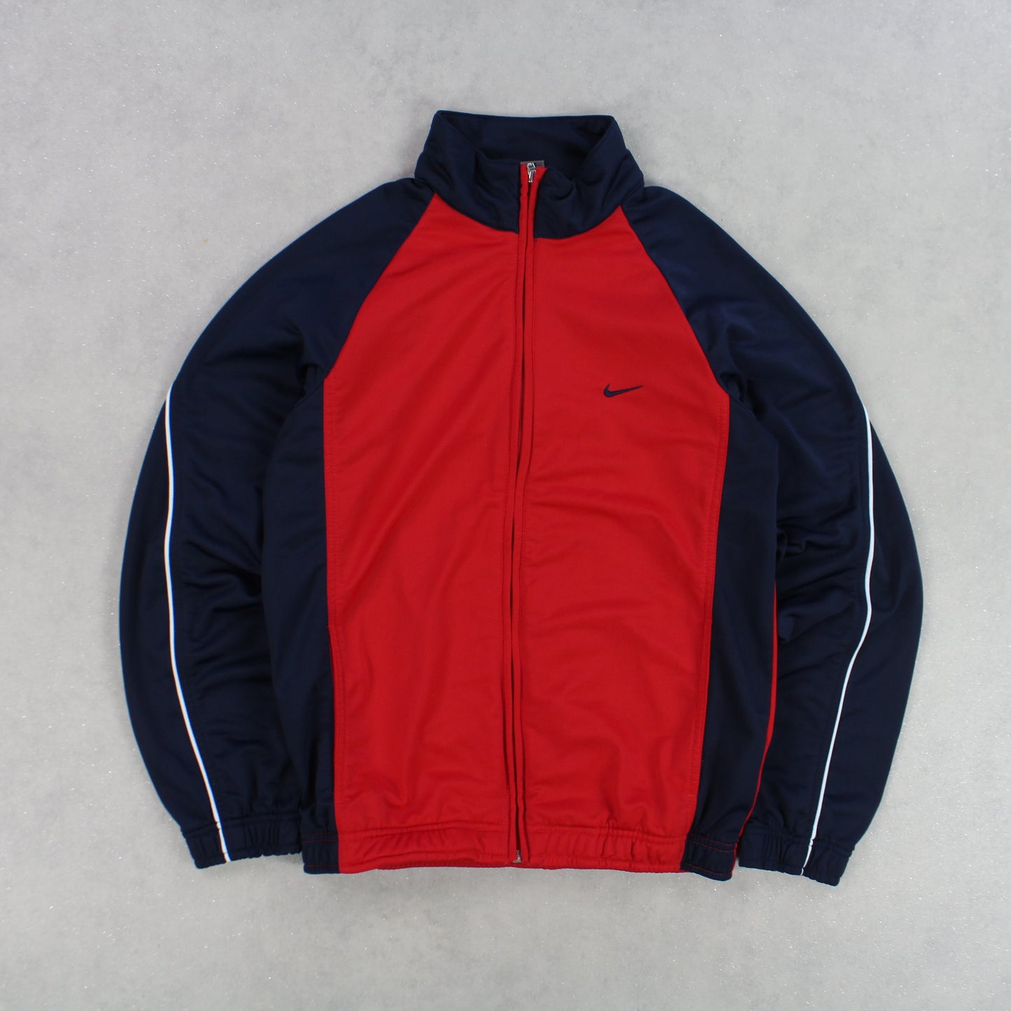 RARE 00s Nike Track Jacket Navy - (S)