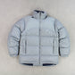 SUPER RARE 00s Nike Puffer Jacket Grey - (S)