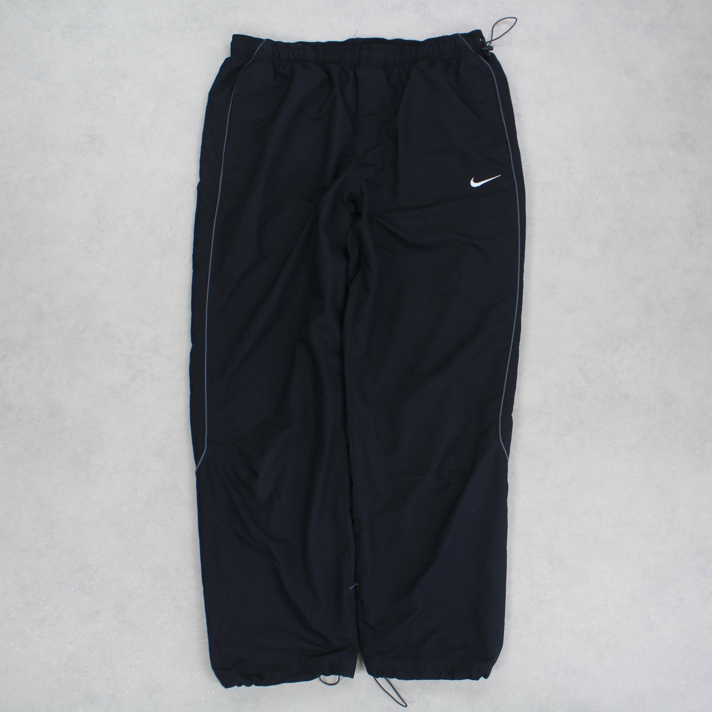 SUPER RARE Vintage 00s Nike Trackpants Black - (XL)