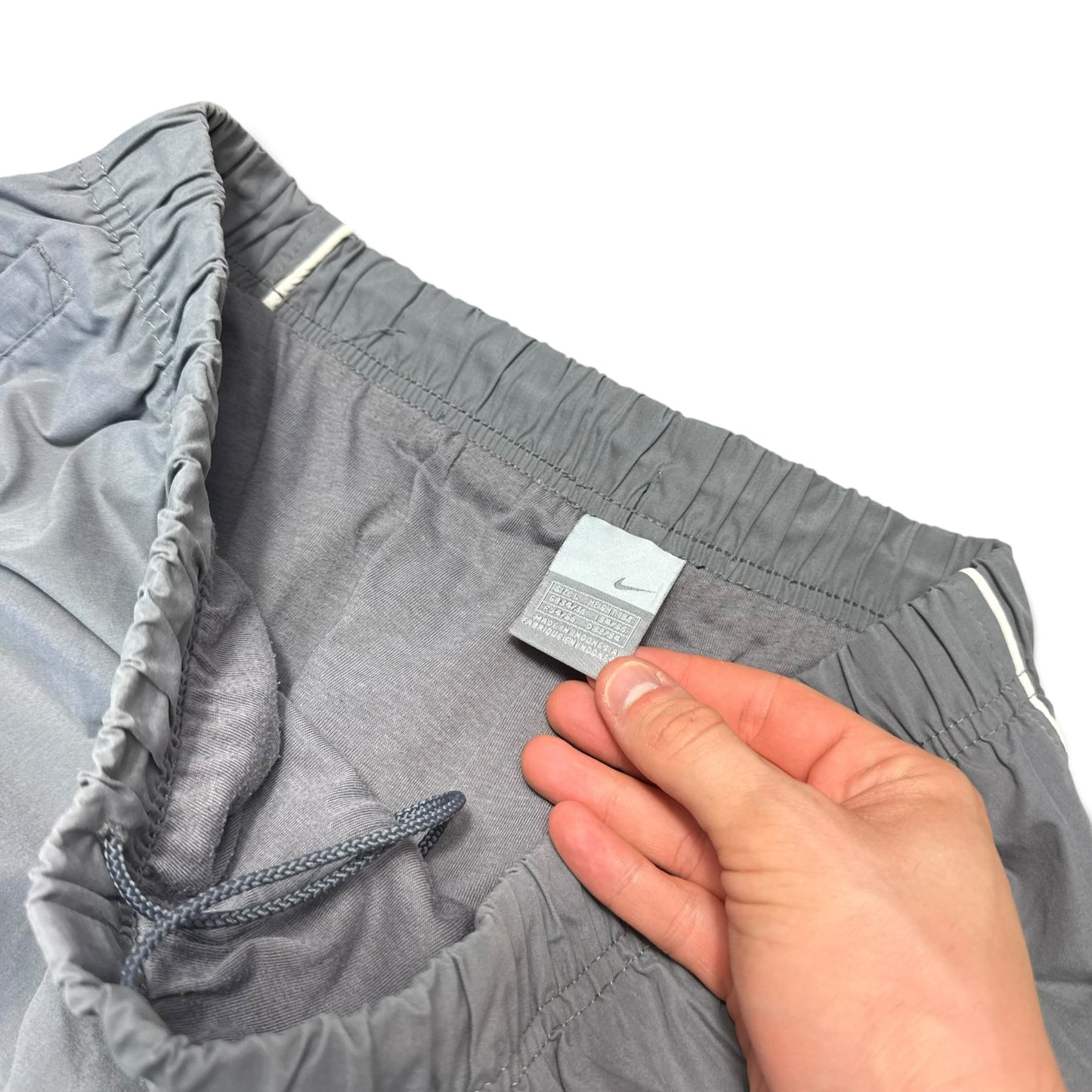 RARE 2000s Baggy Nike Trackpants Grey - (L)