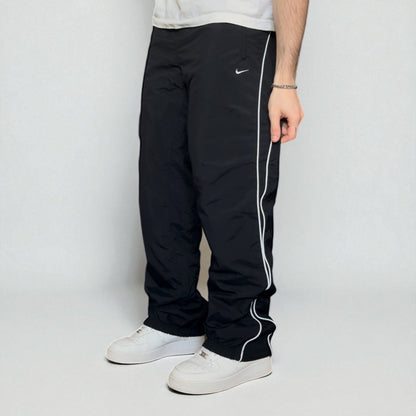 RARE 2000s Nike Trackpants Black - (M)