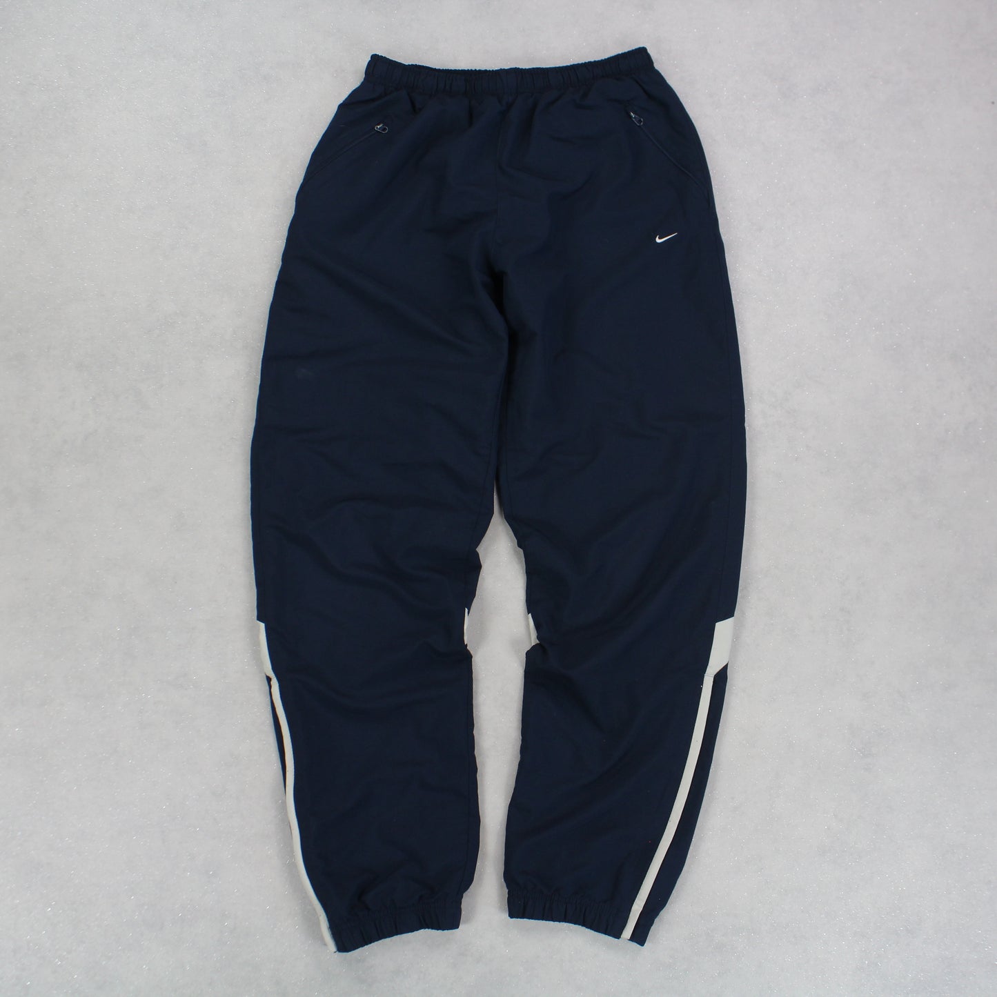 RARE 00s Nike Trackpants Navy - (S)