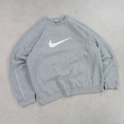 RARE 00s Nike Sweatshirt Grey - (M)