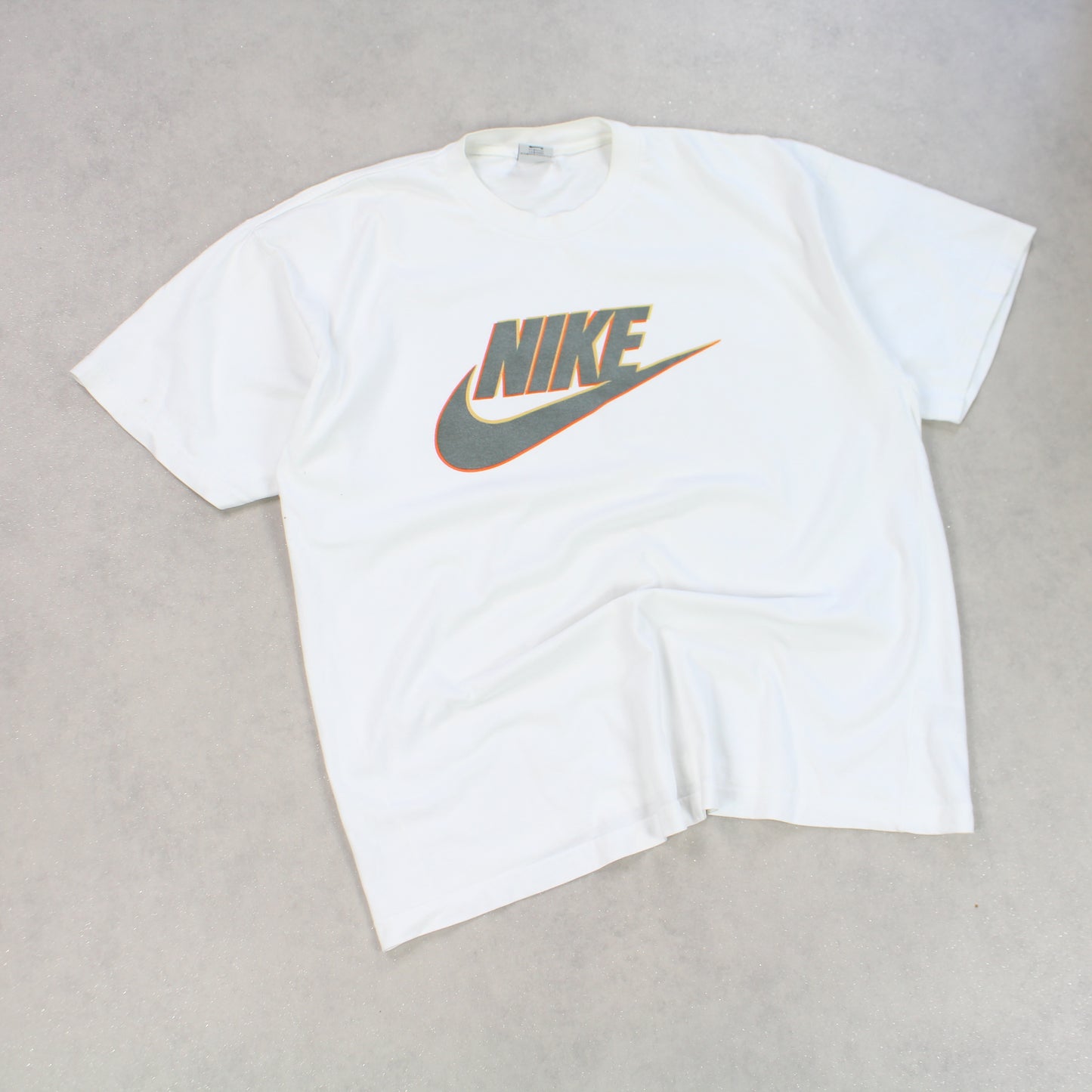 RARE 90s Nike T-Shirt White - (XL)