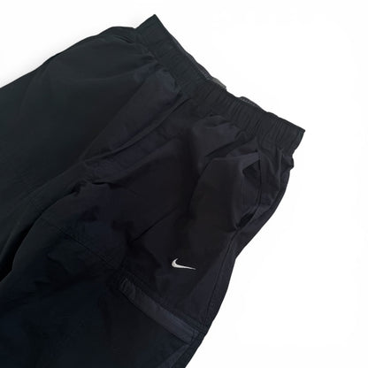 SUPER RARE 2000s Nike Air Max Trackpants Black - (S)