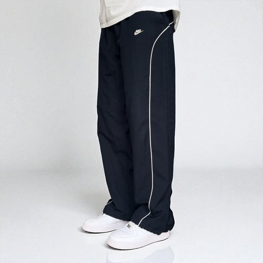 RARE 2000s Baggy Nike Trackpants Navy - (L)