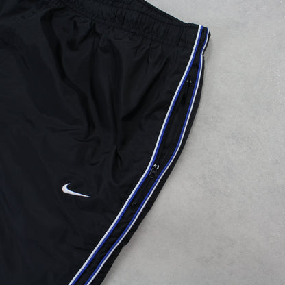 SUPER RARE 2000s Nike Trackpants Black - (L)