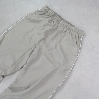 RARE 00s Nike Trackpants Beige - (S)