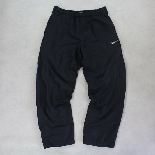 RARE 2000s Nike Trackpants Black - (L)
