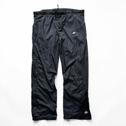 RARE 2000s Baggy Nike Trackpants Black - (XL)