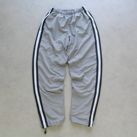RARE 2000s Nike Trackpants Grey - (S)