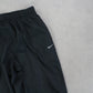 RARE 00s Nike Baggy Trackpants Grey - (S)