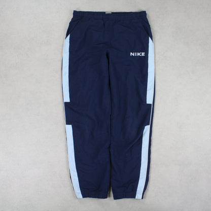 RARE 00s Nike Trackpants Blue - (S)