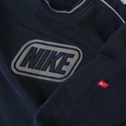 RARE 2000s Nike Sweatshirt Black - (XL)