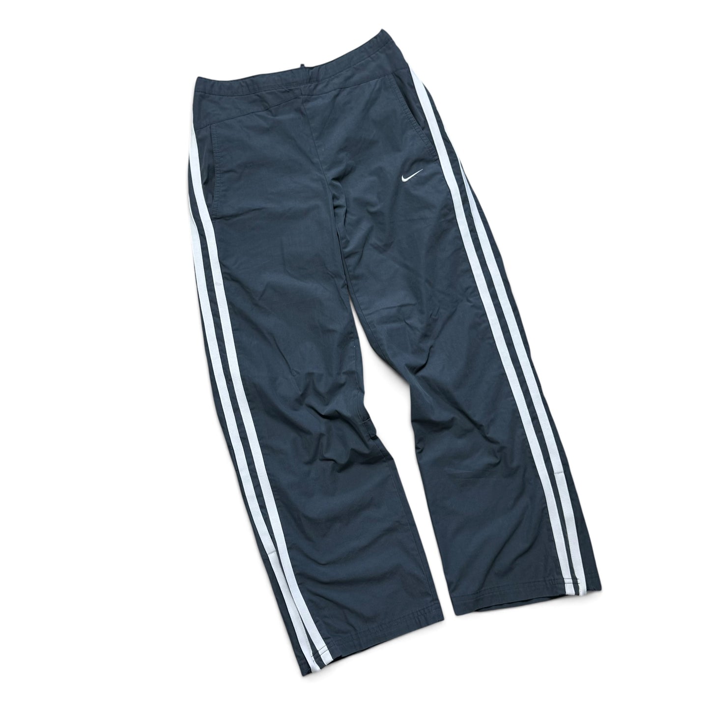 RARE 2000s Nike Trackpants Grey - (XS)