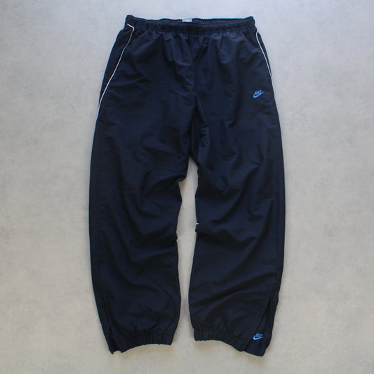 RARE 2000s Nike Trackpants Navy - (L)