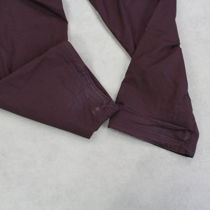 RARE 2000s Nike Trackpants Burgundy - (S)