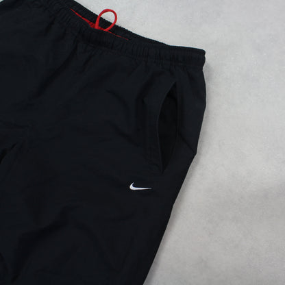 RARE 2000s Nike Trackpants Black - (M)