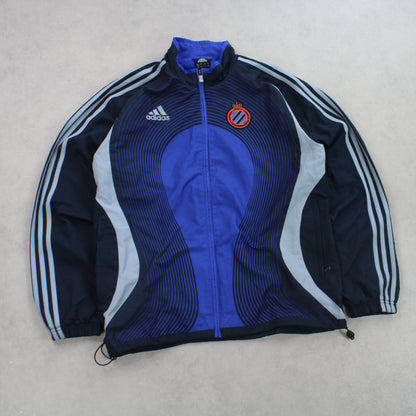 RARE 00s Adidas Club Brugge Jacket Navy - (L)