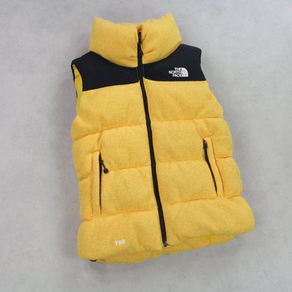 RARE Vintage The North Face Gilet Yellow - (S)