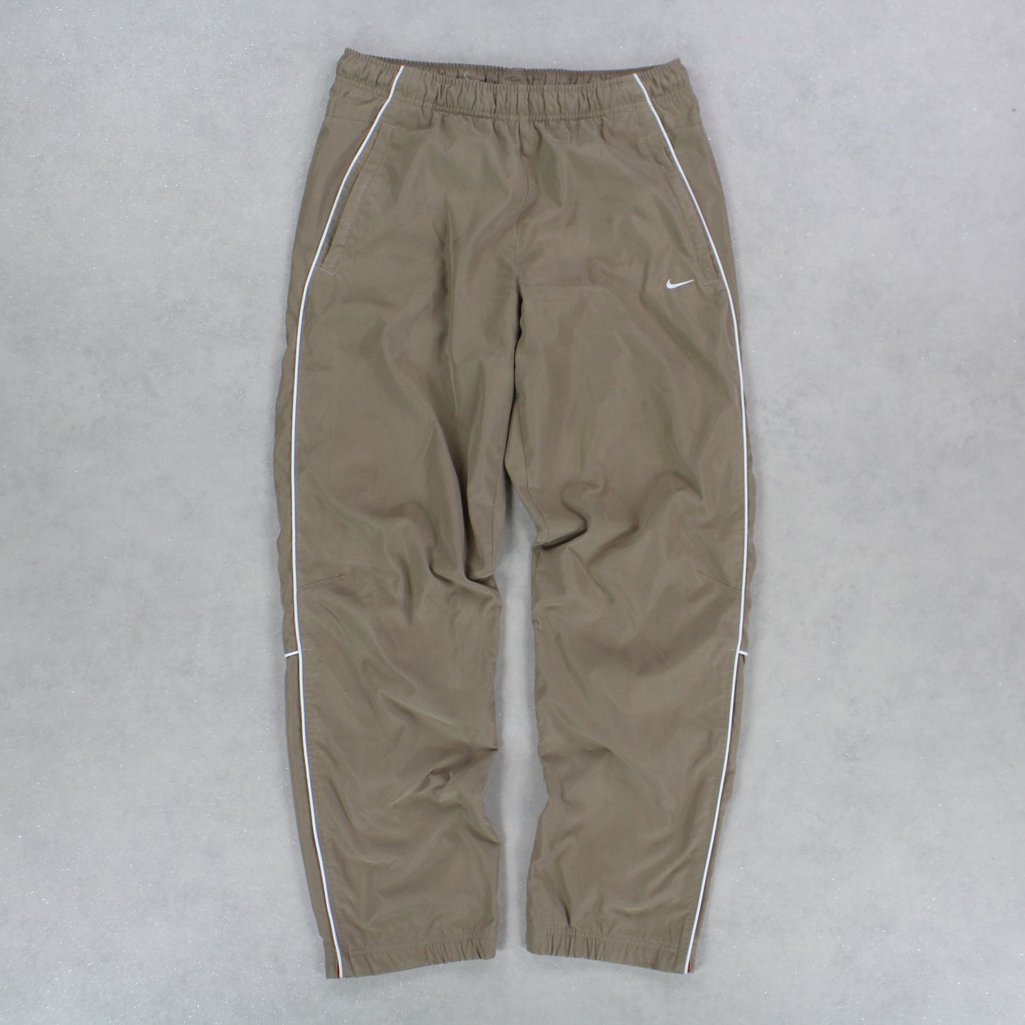 SUPER RARE 00s Nike Trackpants Brown - (S)