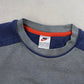 RARE Vintage 00s Nike Spell Out Sweatshirt Grey - (XL)