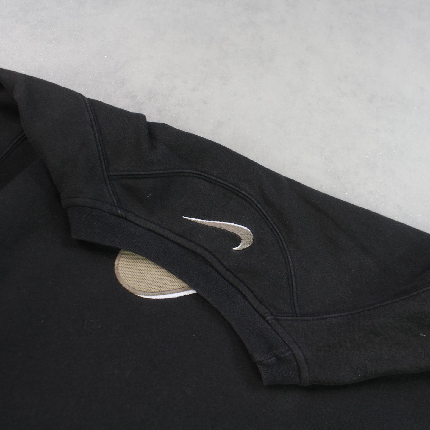 SUPER RARE 90s Nike Heavyweight Sweatshirt Black - (XL)