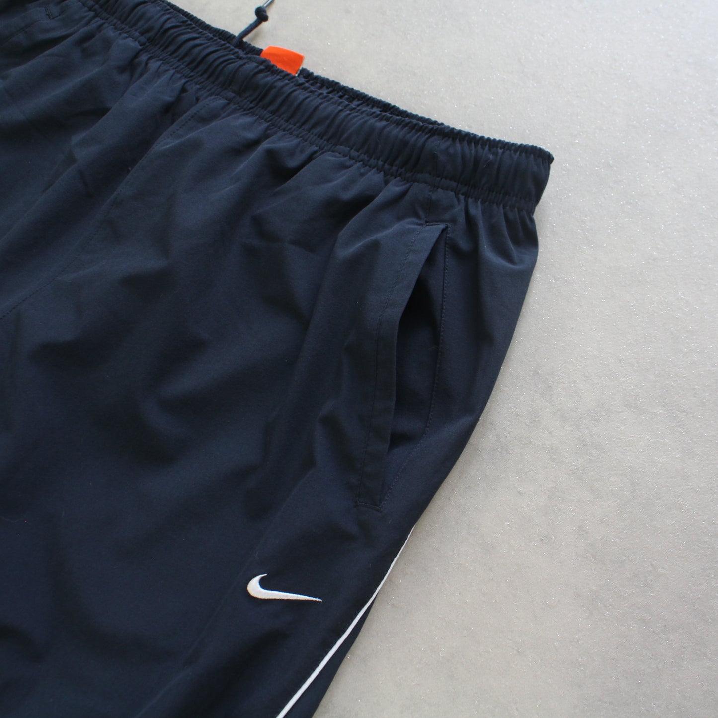 SELTENE Baggy-Trainingshose von Nike aus den 2000ern, Marineblau – (L)